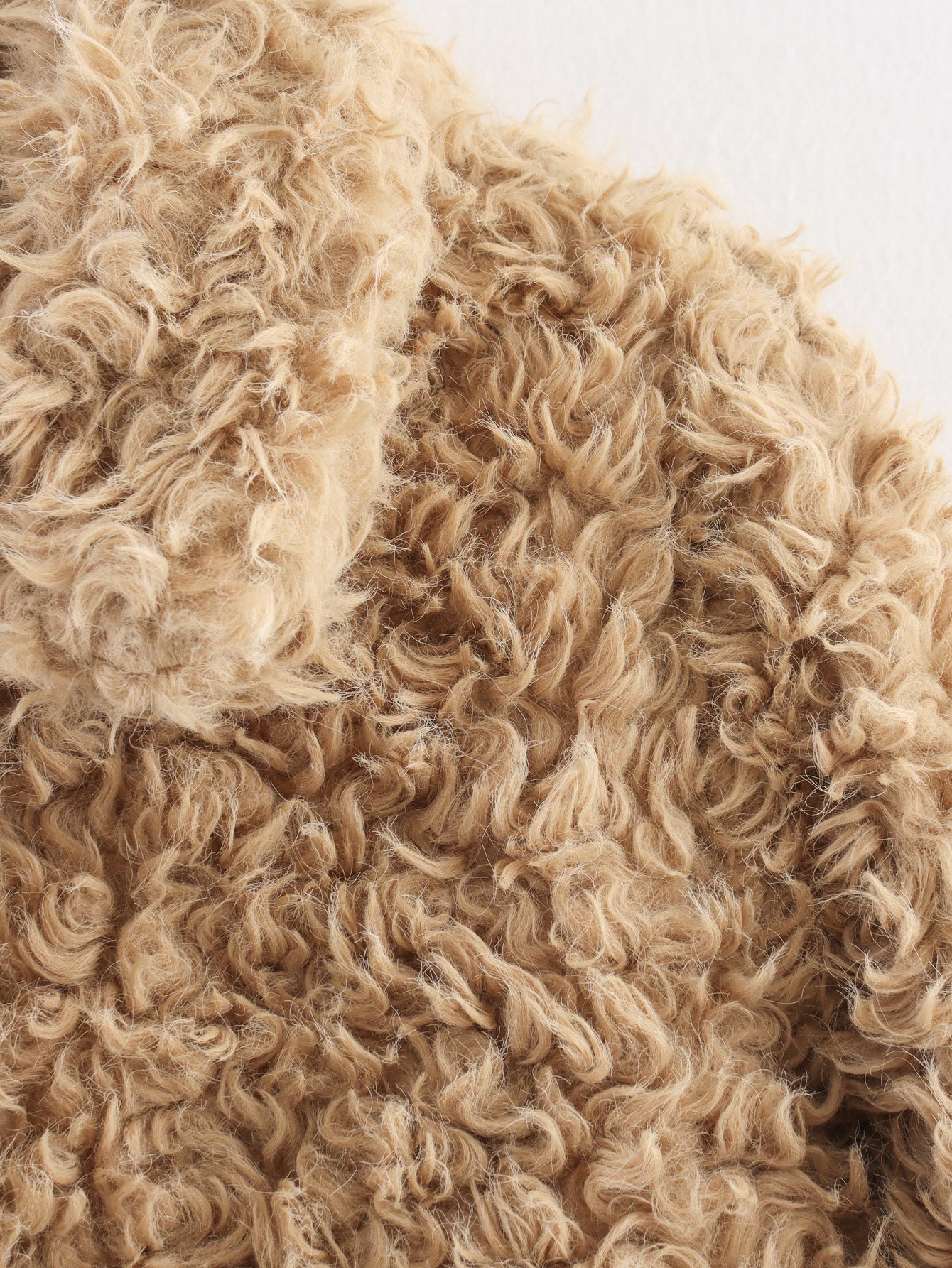 Cross-Border Foreign Trade Women's Clothing2025Winter European and American Style Turn-Down Collar Long Sleeve Single-Breasted Faux Fur Coat for Women A15076