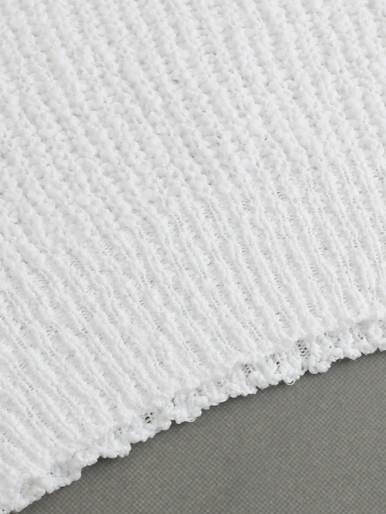 Foreign Trade Cross-Border European and American Amazon Source Manufacturer Large V Collar Hollow Pullover Knit Sweater Long Sleeve Solid Color Spring Autumn