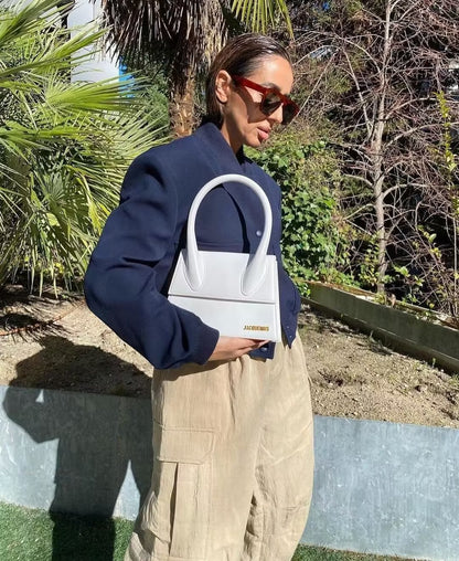 11Color Amazon Cross-Border2025Spring and Autumn New European and American Style Stand Collar Large Pocket Women's Jacket Coat A19621