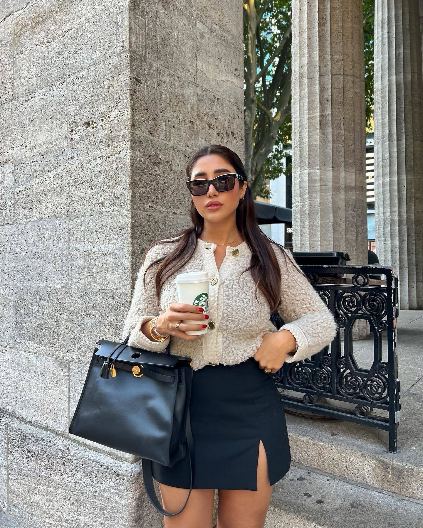 Cross-Border2023European and American Autumn Winter New Women's Solid Color Little Chanel Style Knitted Cardigan Short Woolen Coat B62822