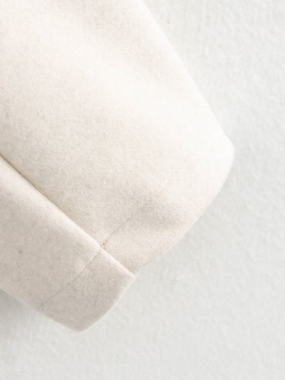 2025Autumn Fashion Three-Color Solid Wide Zipper Wool Coat Cross-Border Amazon Women's Clothing B88780