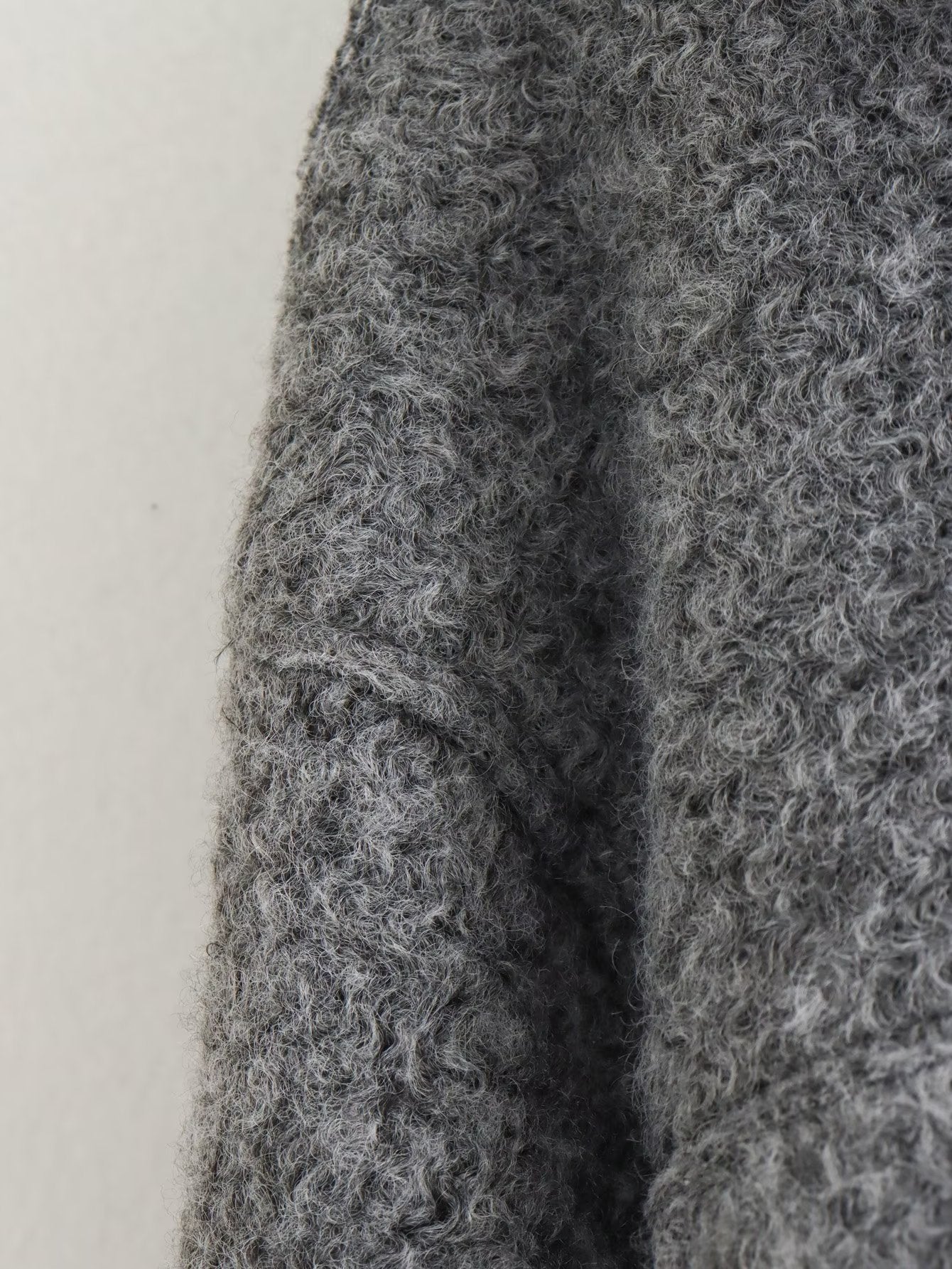 Cross-Border Amazon2025New Spring Autumn Winter Women's Pearl Wool Short Loose Casual Wool Coat B62805