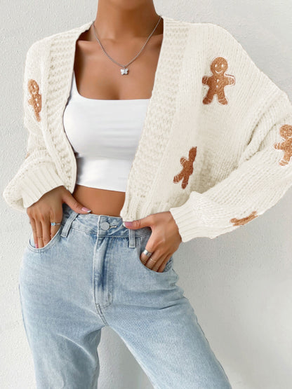 Sultyra Cookie Man Pattern Sweater