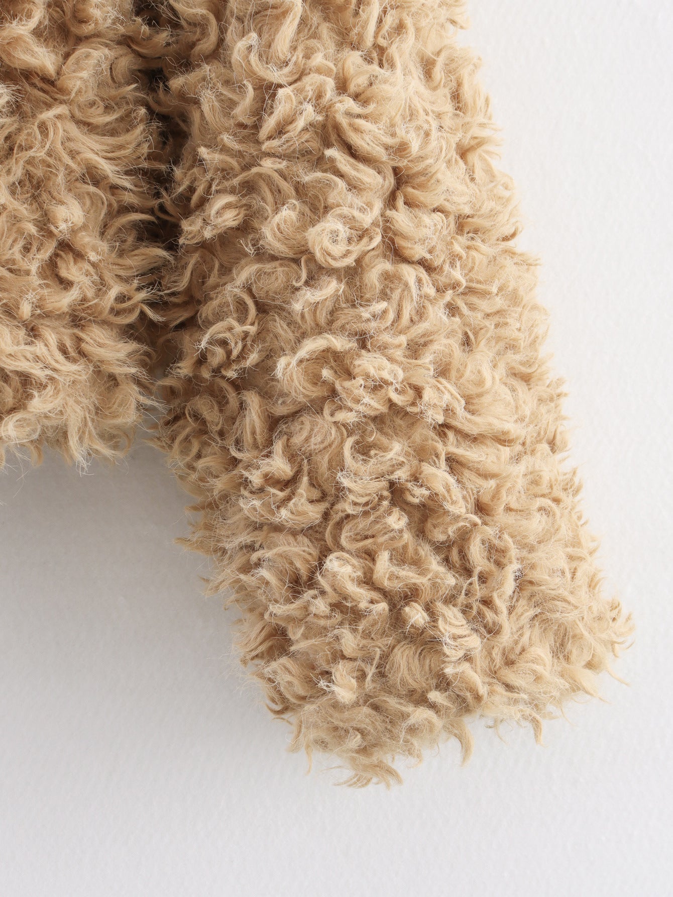 Cross-Border Foreign Trade Women's Clothing2025Winter European and American Style Turn-Down Collar Long Sleeve Single-Breasted Faux Fur Coat for Women A15076