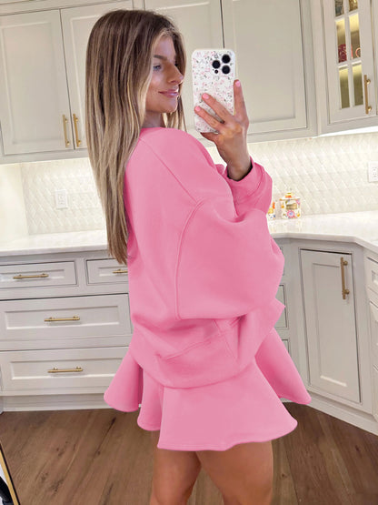 Sultyra Ballet Style High Waist Tie Half Skirt Set