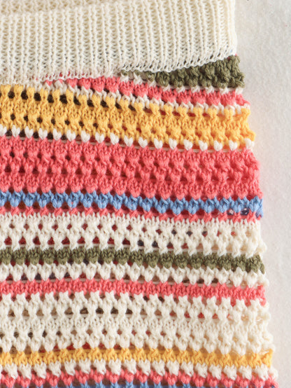 Amazon Cross-Border Europe and America2025Spring New Crochet POLO Collared Knitted Top and Shorts Set B62049