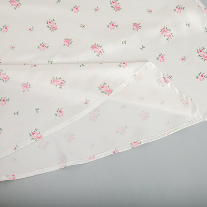 Cross-border Printed Midi Skirt European and American Style2025Spring and Summer New Elegant Floral Satin Printed Draped High-Waisted Skirt