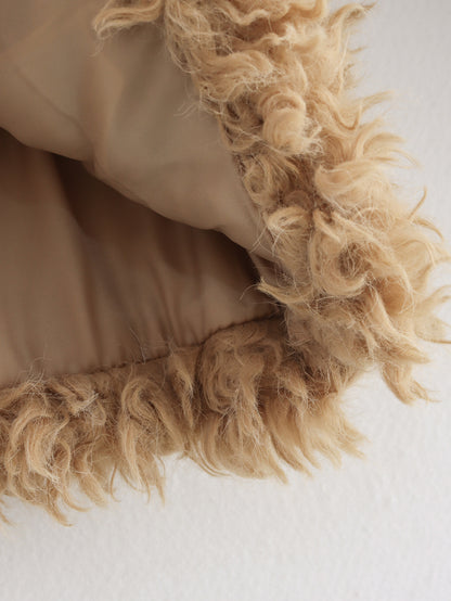 Cross-Border Foreign Trade Women's Clothing2025Winter European and American Style Turn-Down Collar Long Sleeve Single-Breasted Faux Fur Coat for Women A15076