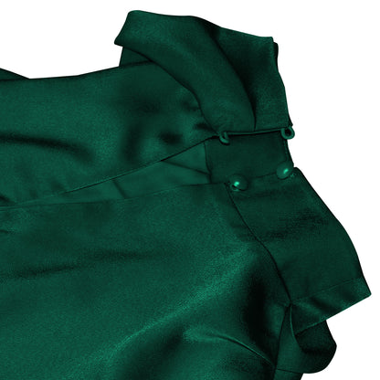 2025Spring and Summer Hot Sale New High-end Satin Sleeveless Dress European and American Fashion Elegant Socialite Light Evening Dress