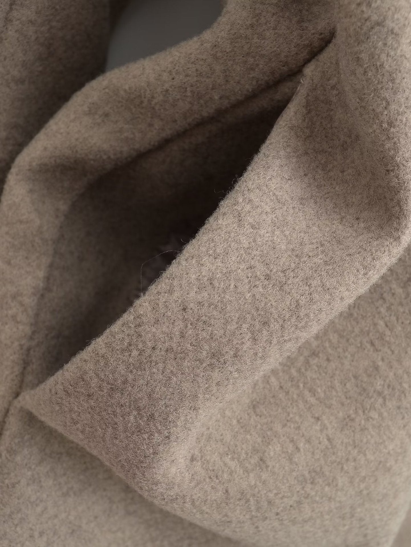 Wholesale Amazon Women's Clothing Autumn Winter New Fashionable Loose Fit V Double-breasted Woolen Coat C91695