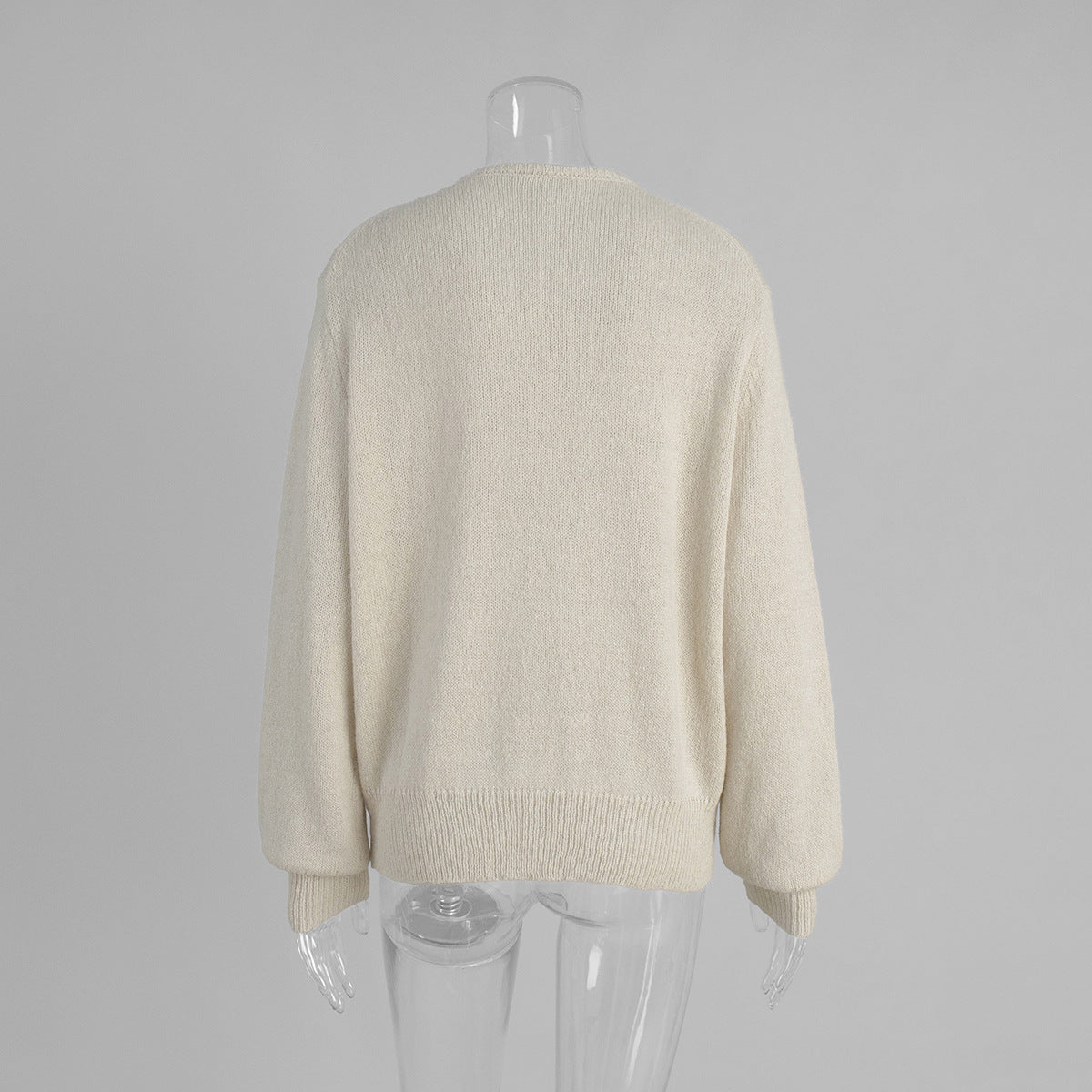 Candy Color Knitted Cardigan Women's European and American2025Autumn and Winter Mohair Solid Color Cardigan Macaron Color Sweater Cardigan for Women