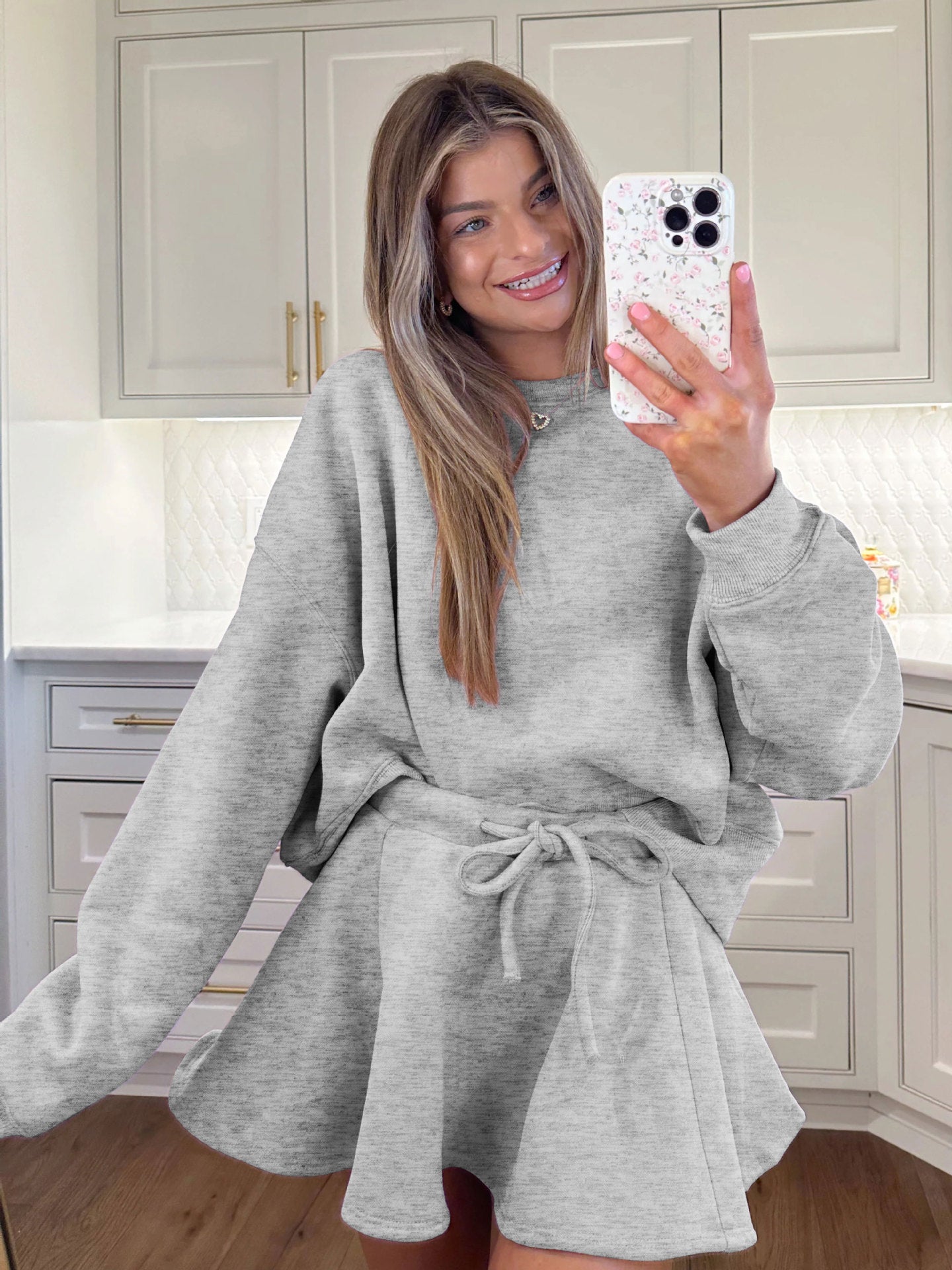 Sultyra Ballet Style High Waist Tie Half Skirt Set