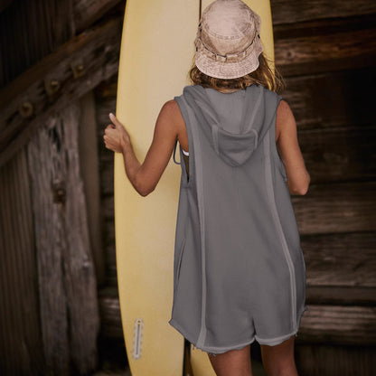 Sultyra half-zip sports jumpsuit