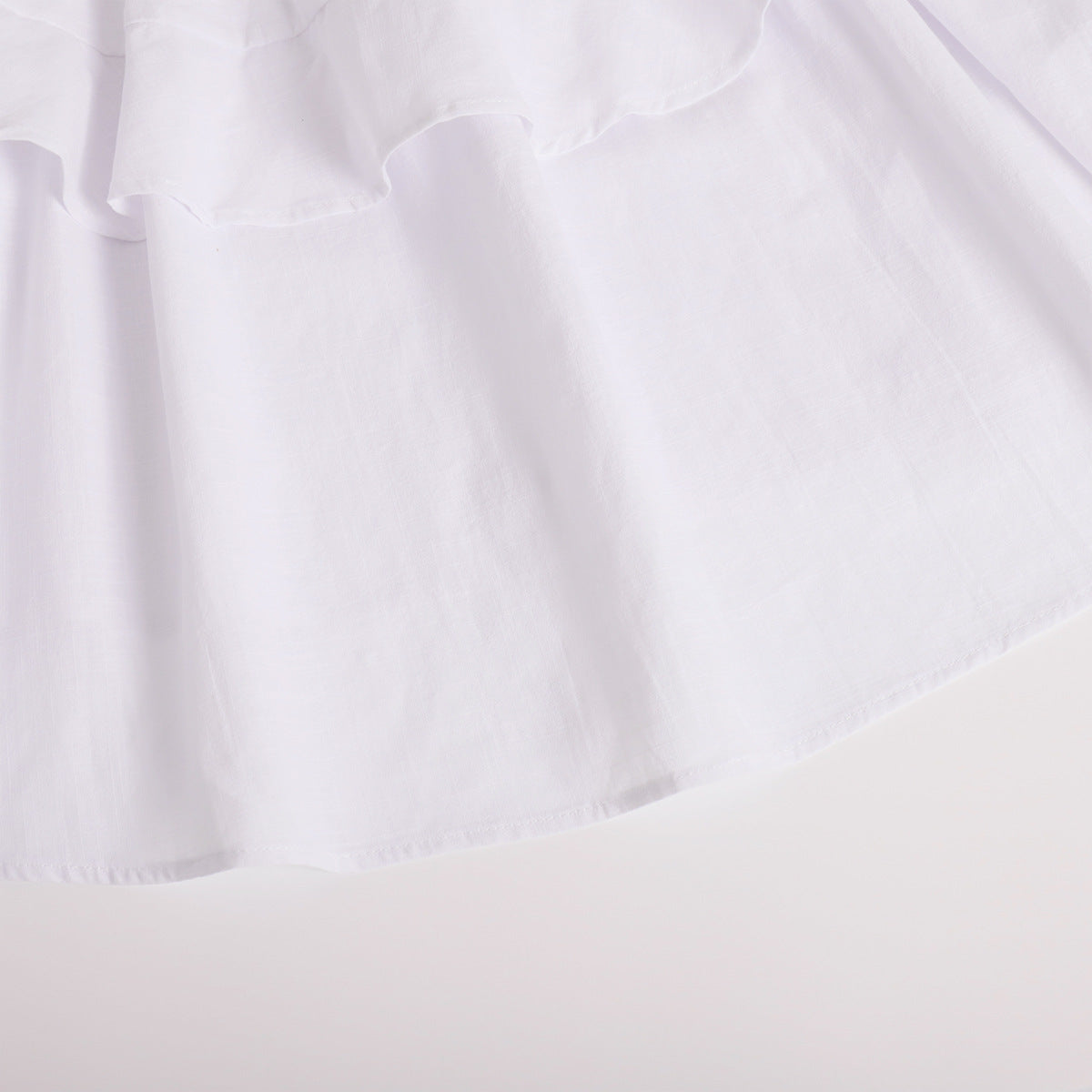 Cross-border spaghetti strap dress European and American style2025Summer Multi-layer Ruffle Cake Dress Short Backless Strap Dress