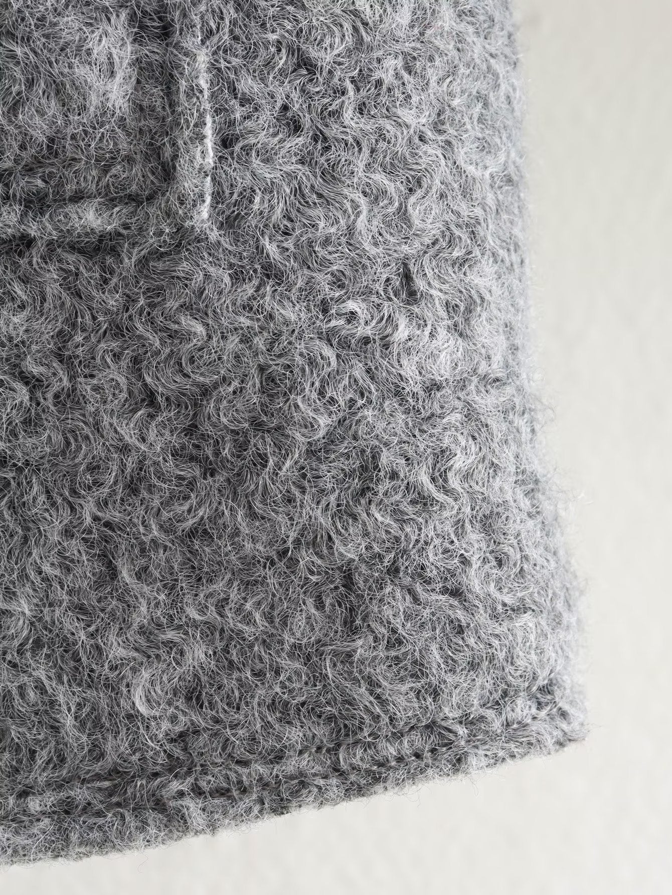 Cross-Border Amazon2025New Spring Autumn Winter Women's Pearl Wool Short Loose Casual Wool Coat B62805