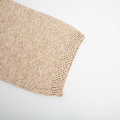 Cross-Border Turtleneck Sweater Set for Women, European and American Style, Autumn and Winter New Loose Casual Thick Knitted Long Pants Set