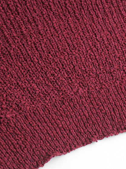 Foreign Trade Cross-Border European and American Amazon Source Manufacturer Large V Collar Hollow Pullover Knit Sweater Long Sleeve Solid Color Spring Autumn