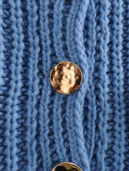 11Color Amazon2024Spring and Autumn New Women's Fashion European and American Style Pocket Sleeveless Short Knitted Cardigan Vest