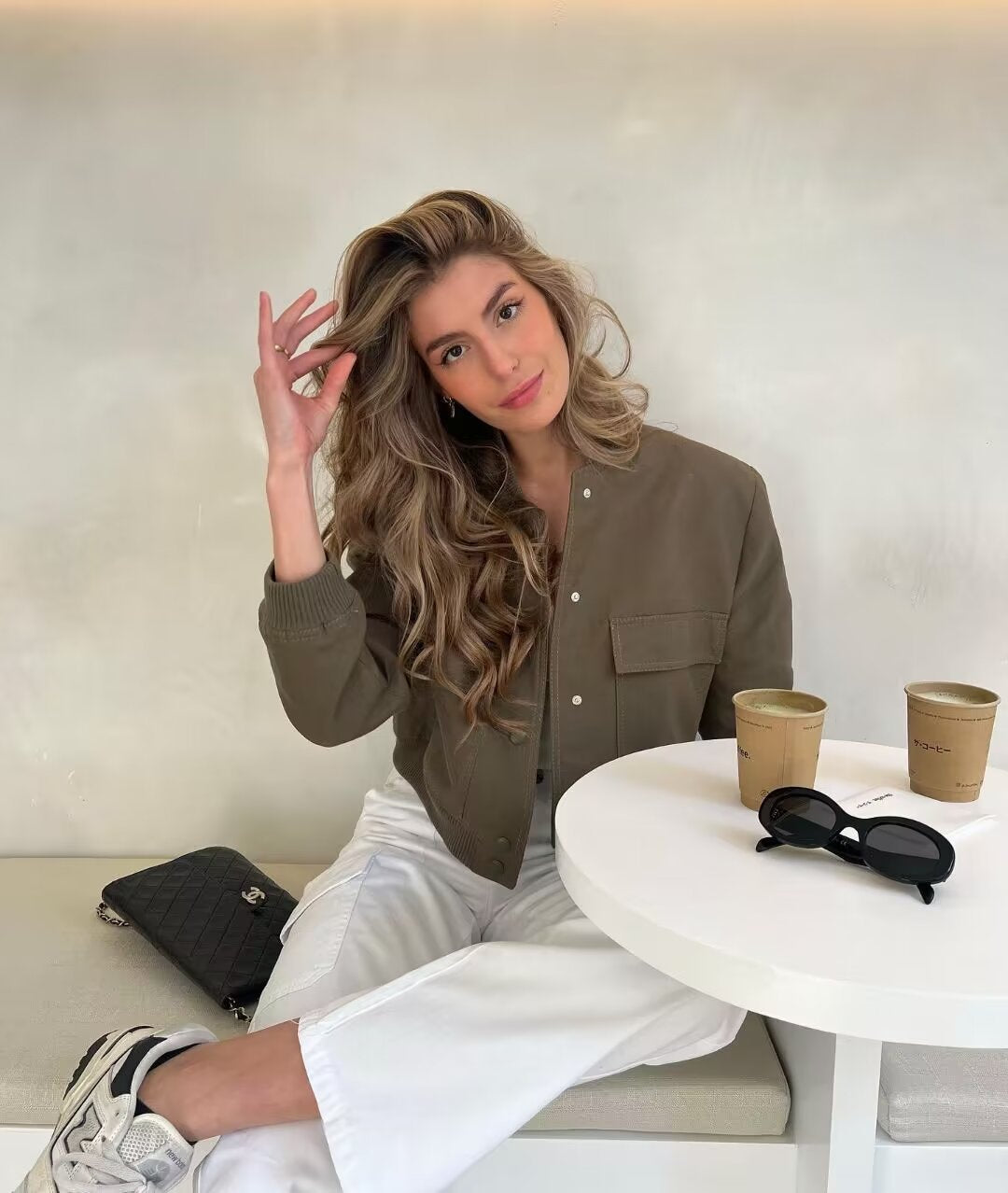 11Color Amazon Cross-Border2025Spring and Autumn New European and American Style Stand Collar Large Pocket Women's Jacket Coat A19621