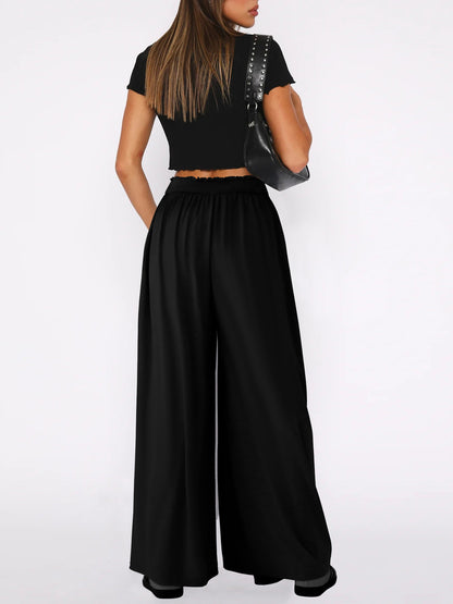 Sultyra High Waist Wide Leg Pants