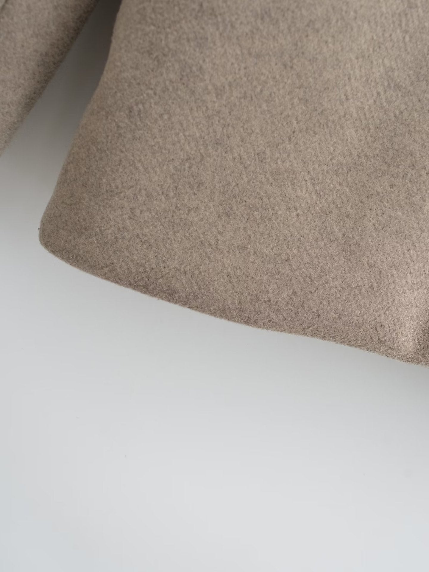 Wholesale Amazon Women's Clothing Autumn Winter New Fashionable Loose Fit V Double-breasted Woolen Coat C91695