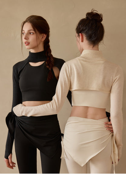 Sultyra 2-Piece Yoga Outfit: Top with Built-in Bra and High-Waist Pants