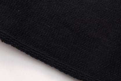 Cross-border Wholesale European and American Women's Clothing2024New Spring and Autumn Season Elegant Round Neck Simple Style Thin Knitted Sweater A34318