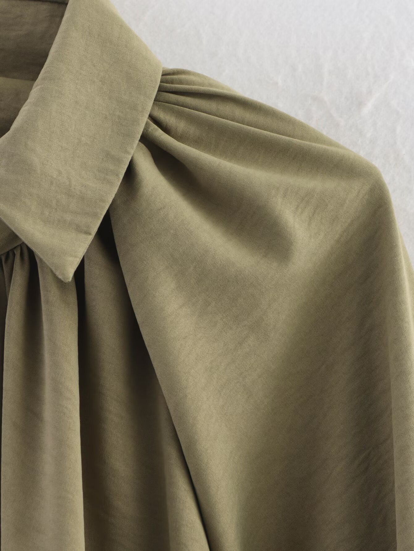 Cross-Border Foreign Trade Women's Clothing2025Autumn European and American Style Turn-Down Collar Long Sleeve Puff Jacket Baseball Coat for Women A15048