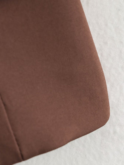 Women's Clothing2025Autumn Balloon Fit Round Neck Short Jacket+Mini Skirt Two Piece Suit B4