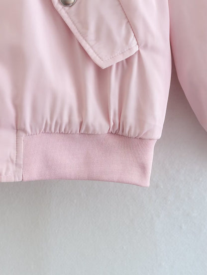 Women's Clothing Wholesale Cross-Border2025Winter European and American Style Baseball Jacket Loose Cotton Coat Women's Outerwear A19518European and American Style