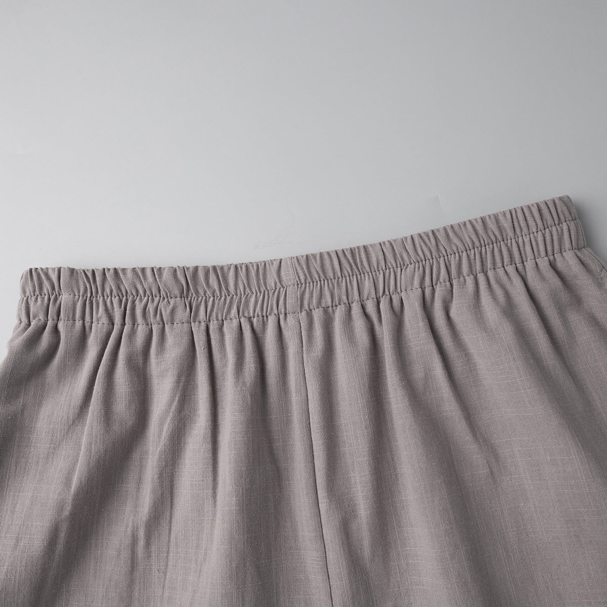 Cross-border pure cotton cardigan long sleeve shorts set2025Spring and summer outerwear simple solid color European and American style casual suit for women