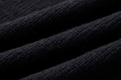 Cross-border Wholesale European and American Women's Clothing2024New Spring and Autumn Season Elegant Round Neck Simple Style Thin Knitted Sweater A34318