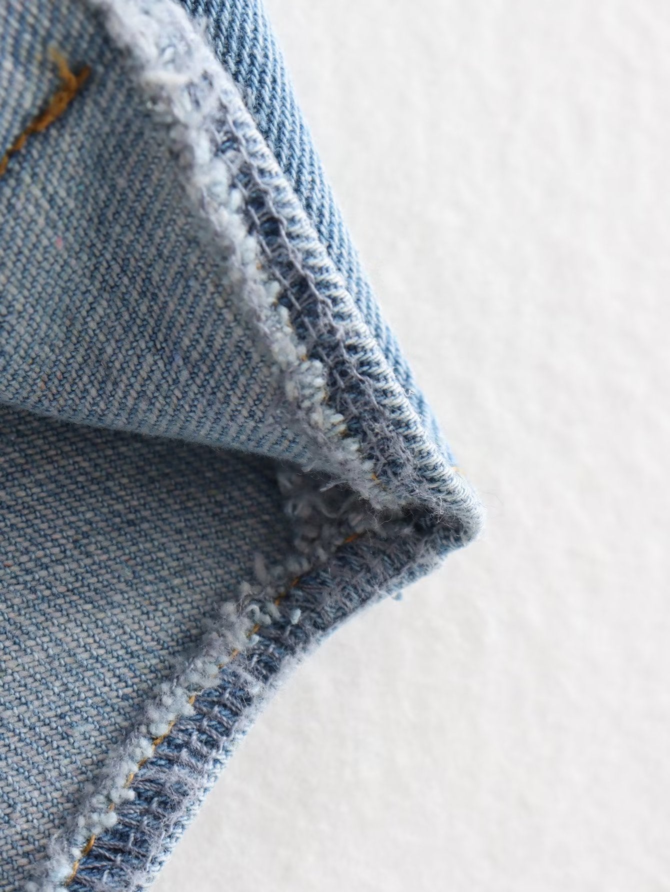 Amazon Women's Solid Color Large Pocket Sleeveless High-End Cardigan Polo Collared Shirt Denim Top A19846