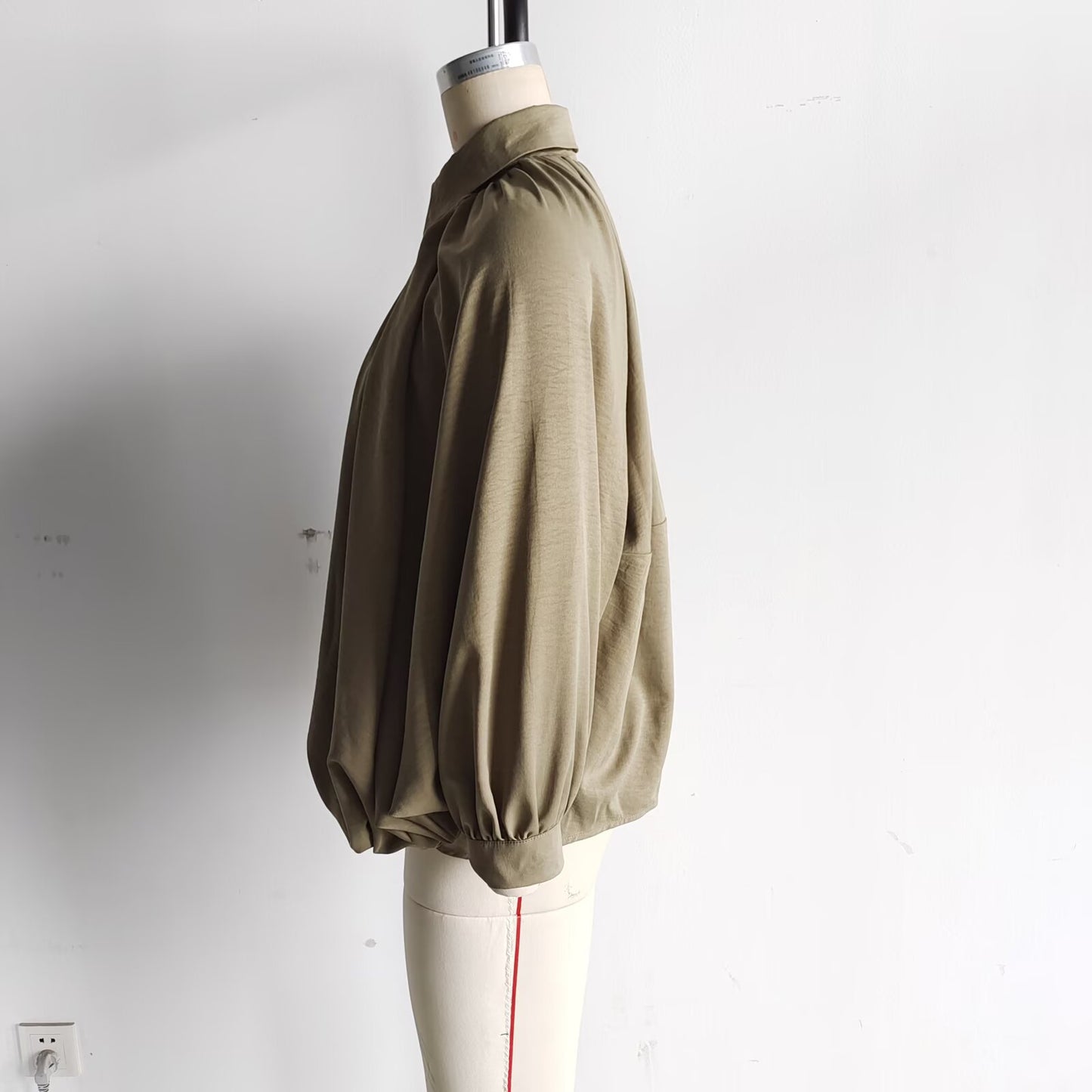 Cross-Border Foreign Trade Women's Clothing2025Autumn European and American Style Turn-Down Collar Long Sleeve Puff Jacket Baseball Coat for Women A15048