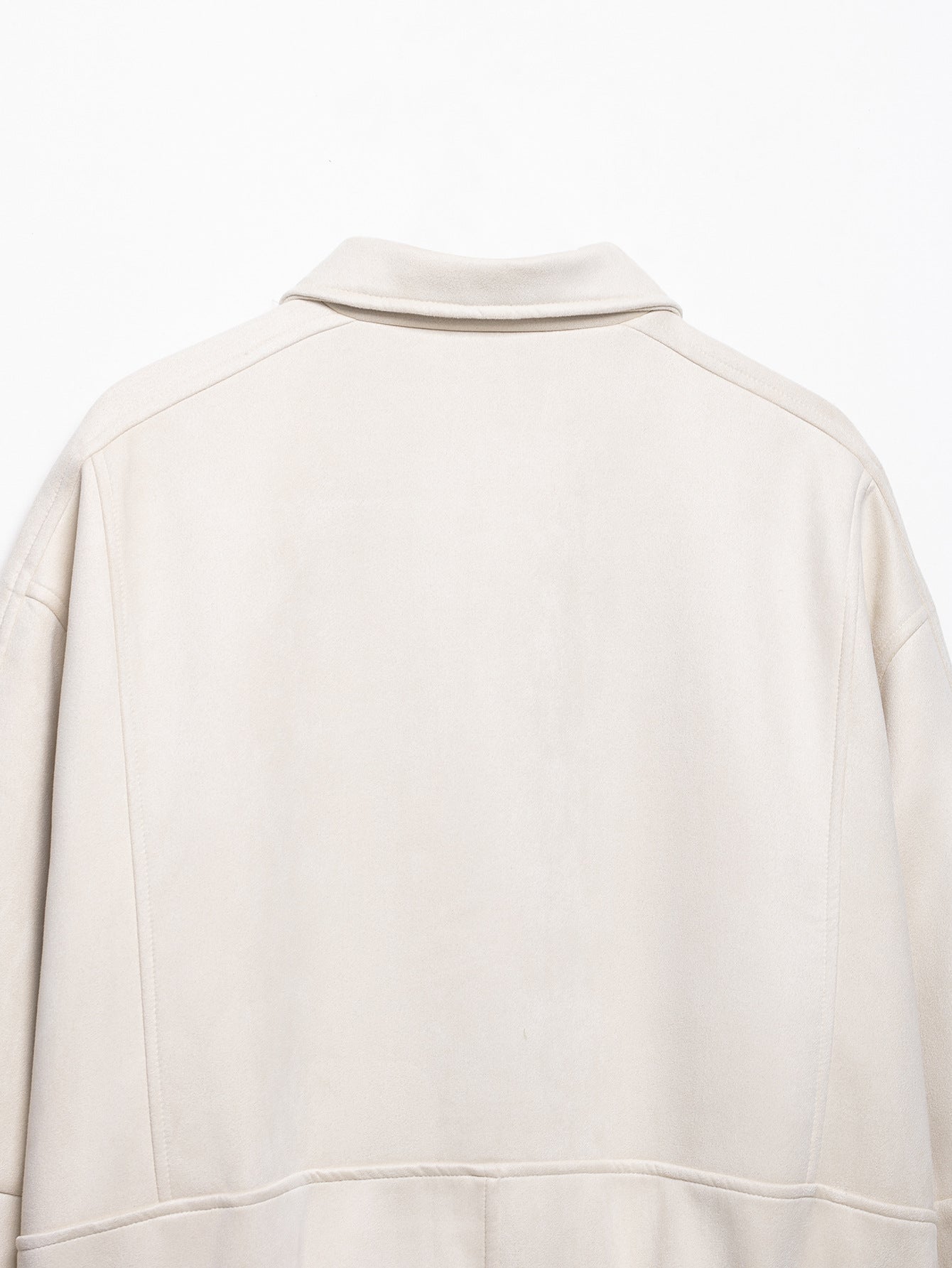 Cross-border Wholesale European and American Style2025Autumn and Winter Fashion Turn-Down Collar Suede Texture Loose Flight Jacket for Women A6