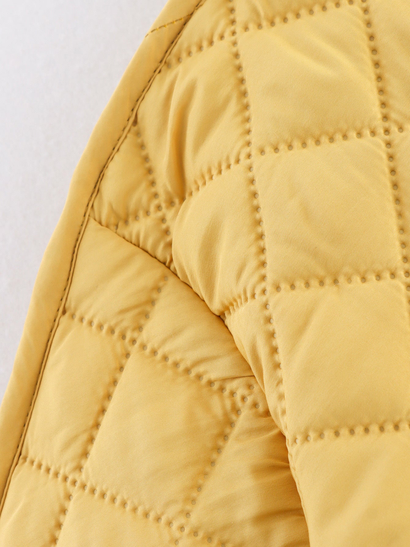 Cross-Border Foreign Trade Women's Clothing2025Winter European and American Style Round Neck Long Sleeve Single-Breasted Plaid Cotton Coat for Women A15064